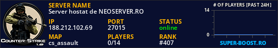 Server hostat de NEOSERVER.RO