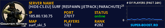 [HIDE-CS.EU] SURF [RESPAWN|JETPACK|PARACHUTE]