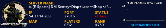::. [E-Sports] DM Sentry+Disp+Laser+Shop •亗• 24/7*::.