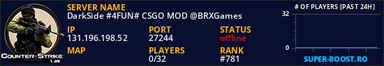 DarkSide #4FUN# CSGO MOD @BRXGames