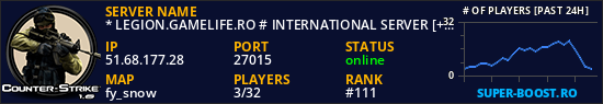 * LEGION.GAMELIFE.RO # INTERNATIONAL SERVER [+18]