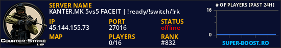 KANTER.MK 5vs5 FACEIT | !ready/!switch/!rk