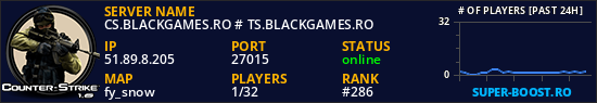CS.BLACKGAMES.RO # TS.BLACKGAMES.RO