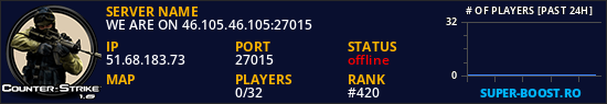 WE ARE ON 46.105.46.105:27015