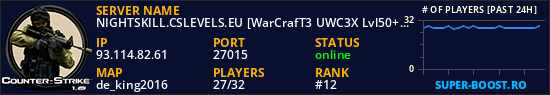 NIGHTSKILL.CSLEVELS.EU [WarCrafT3 UWC3X Lvl50+CSDM VIP FREE]
