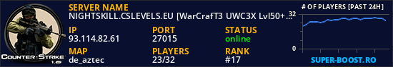 NIGHTSKILL.CSLEVELS.EU [WarCrafT3 UWC3X Lvl50+CSDM VIP FREE]