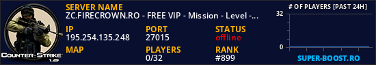 ZC.FIRECROWN.RO - FREE VIP - Mission - Level - Coins - XP
