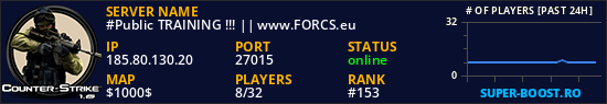 #Public TRAINING !!! || www.FORCS.eu