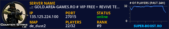 ..:: GOLD.AREA-GAMES.RO # VIP FREE + REVIVE TEAMMATES ::..