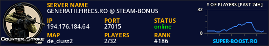 GENERATII.FIRECS.RO @ STEAM-BONUS
