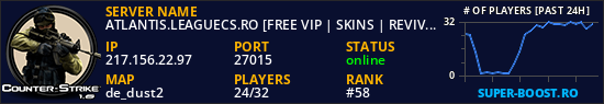 ATLANTIS.LEAGUECS.RO [FREE VIP | SKINS | REVIVE]