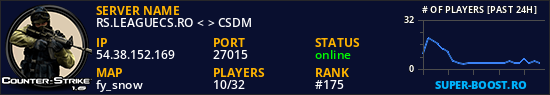 RS.LEAGUECS.RO < > CSDM