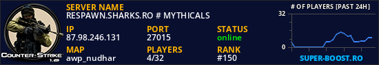 RESPAWN.SHARKS.RO # MYTHICALS
