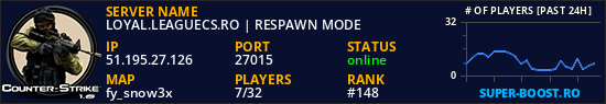 LOYAL.LEAGUECS.RO | RESPAWN MODE