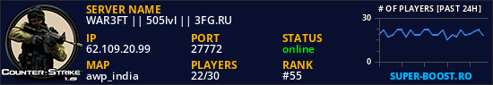 WAR3FT || 505lvl || 3FG.RU