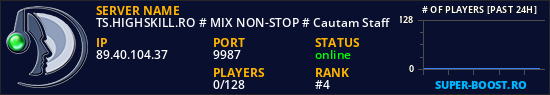 TS.HIGHSKILL.RO # MIX NON-STOP # Cautam Staff