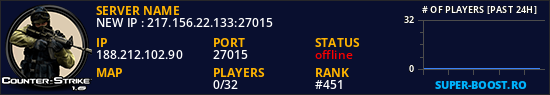 NEW IP : 217.156.22.133:27015