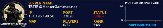 TESTE @MasterGamescs.net