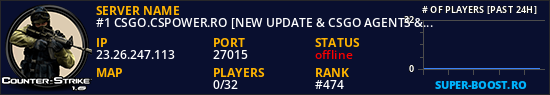 #1 CSGO.CSPOWER.RO [NEW UPDATE & CSGO AGENTS & REVIVE+MINE]