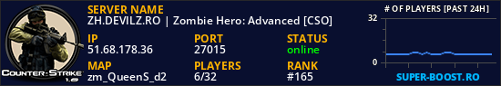 ZH.DEVILZ.RO | Zombie Hero: Advanced [CSO]