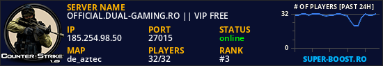OFFICIAL.DUAL-GAMING.RO || VIP FREE