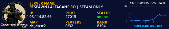 RESPAWN.LALEAGANE.RO | STEAM ONLY