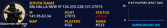 VALHALLA NEW IP 134.255.228.131:27015