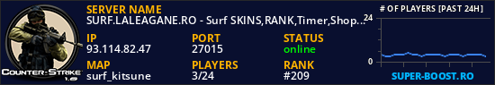 SURF.LALEAGANE.RO - Surf SKINS,RANK,Timer,Shop,Trail