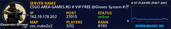CSGO.AREA-GAMES.RO # VIP FREE @Gloves System # REVIVE SYSTEM