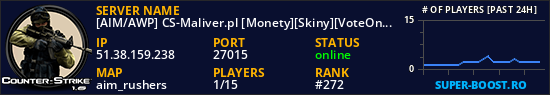 [AIM/AWP] CS-Maliver.pl [Monety][Skiny][VoteOnlyHS][Osiagniecia][KonkursTOP3] @pukawka.pl