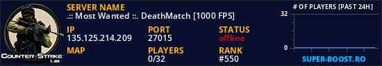 .:: Most Wanted ::. DeathMatch [1000 FPS]