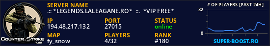 .:: *LEGENDS.LALEAGANE.RO* ::. *VIP FREE*
