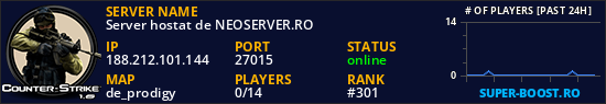Server hostat de NEOSERVER.RO