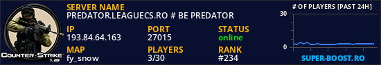 PREDATOR.LEAGUECS.RO [LEGENDS NEVER DIE]