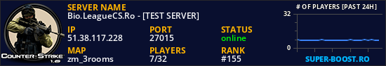 Bio.LeagueCS.Ro - [TEST SERVER]