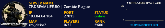 ZP.DREAMLIFE.RO | Zombie Plague