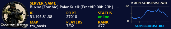 Buxna [Zombie] PalanKus® [FreeVIP 00h-23h|ﻦﻴﻄﺴﻠﻓ]