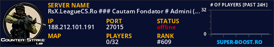 RsX.LeagueCS.Ro ### Cautam Fondator # Admini (18+)