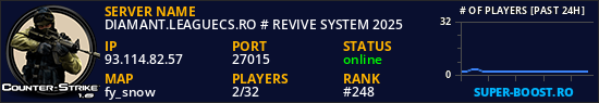 DIAMANT.LEAGUECS.RO # REVIVE SYSTEM 2025