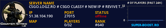 CSGO.LOGZ.RO # CSGO CLASSY # NEW IP # REVIVE TEAM & MANY MORE