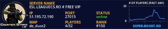 ESL.LEAGUECS.RO # FREE VIP