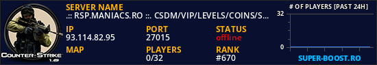 .:: RSP.MANIACS.RO ::. CSDM/VIP/LEVELS/COINS/SHOP