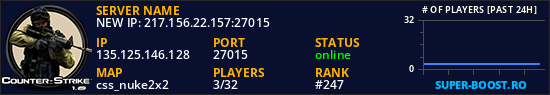 NEW IP: 217.156.22.157:27015