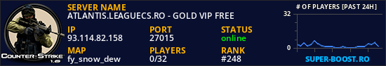 ATLANTIS.LEAGUECS.RO - GOLD VIP FREE