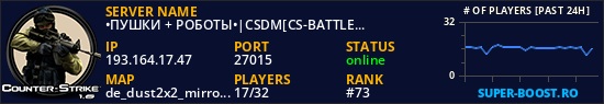 •ПУШКИ + РОБОТЫ•|CSDM[CS-BATTLES.RU]
