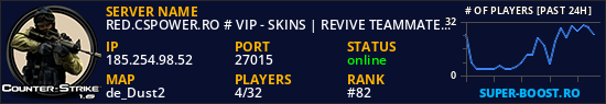 RED.CSPOWER.RO # VIP - SKINS | REVIVE TEAMMATE SYSTEM
