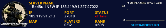 亗 RedBull NEW IP 185.119.91.227:27022