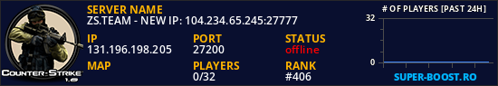 ZS.TEAM - NEW IP: 104.234.65.245:27777